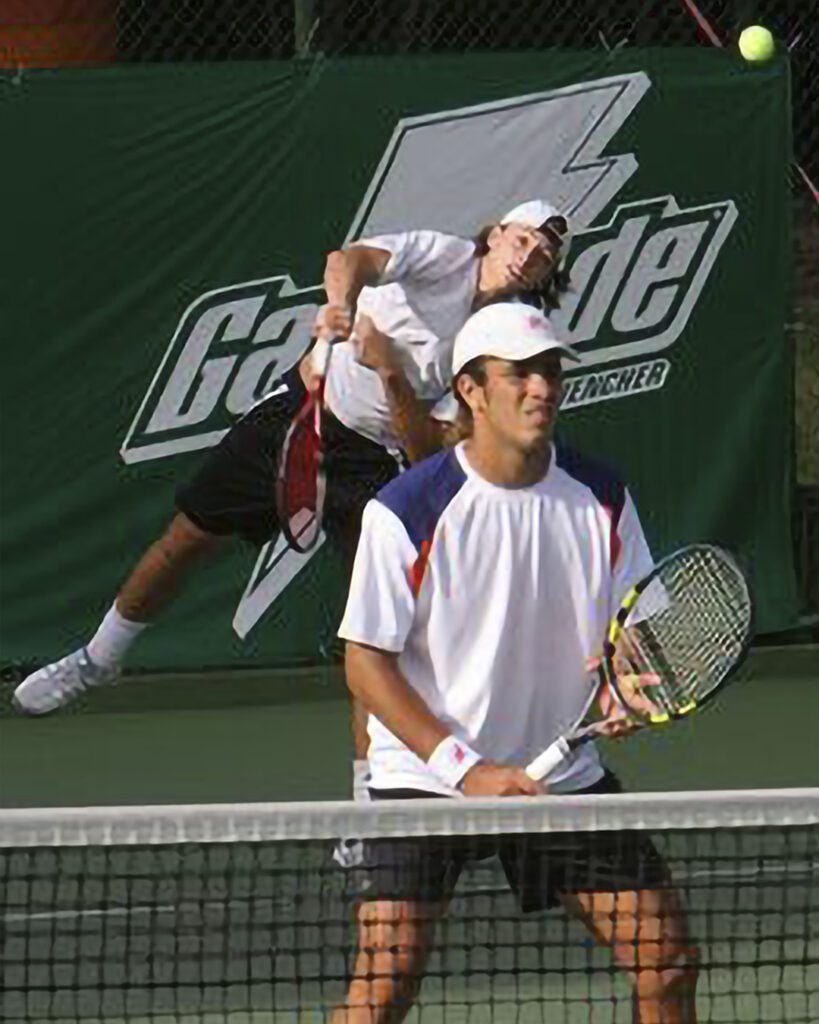 El colombiano Alejandro González formó dupla con el venezolano Roberto Maytin, siendo campeones en el año 2007