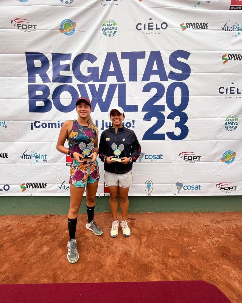 Sabrina Balderrama campeona de dobles junto a la colombiana Mariana Pinzón